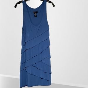 New York & Company blue sleeveless dress size medium